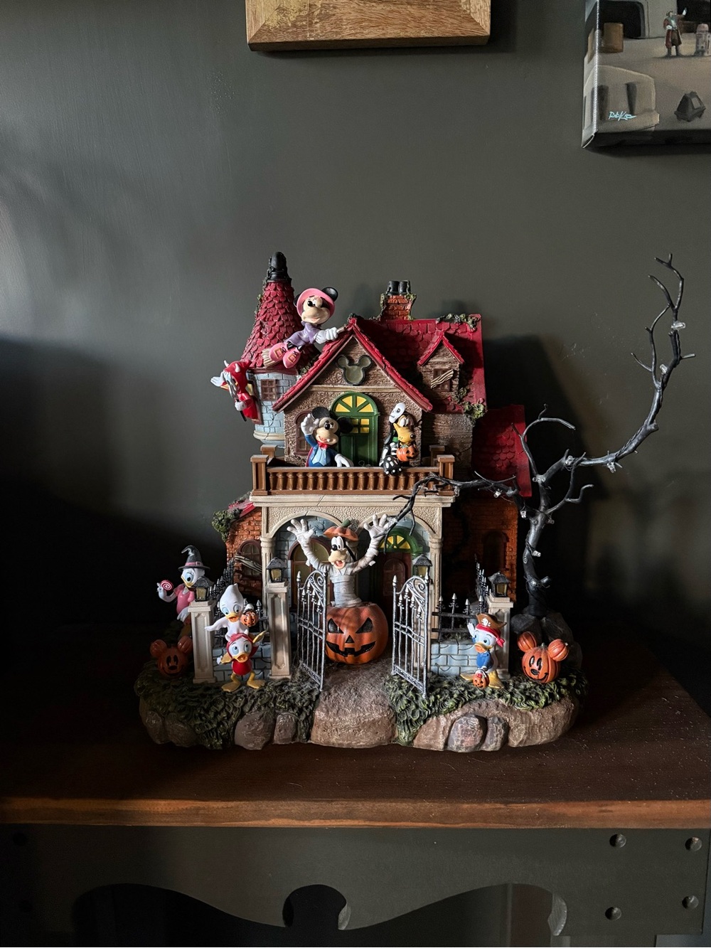 Disney Haunted Party House With Lights And Music Halloween